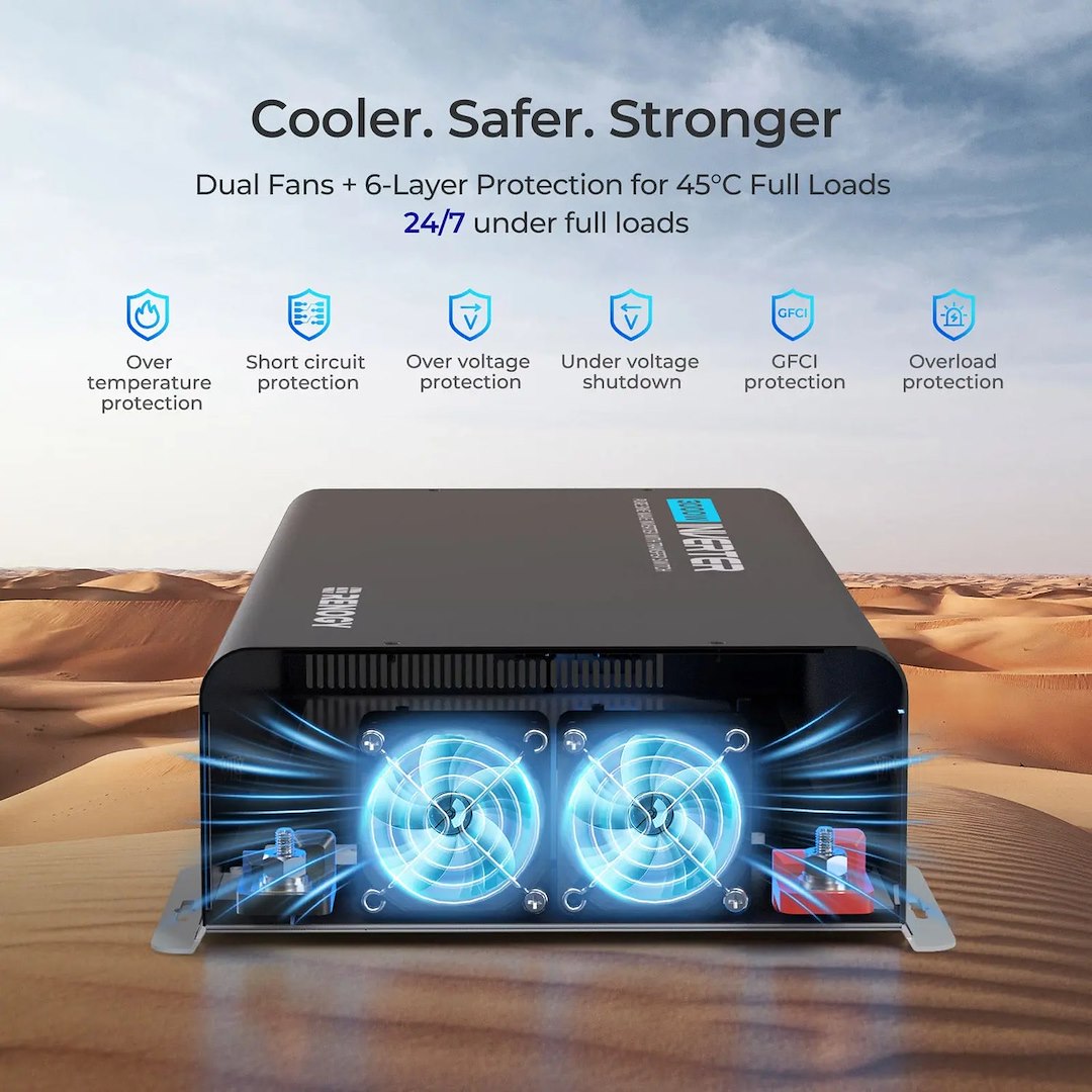 Renogy RIV1220PU-126-G1-US Power Inverter