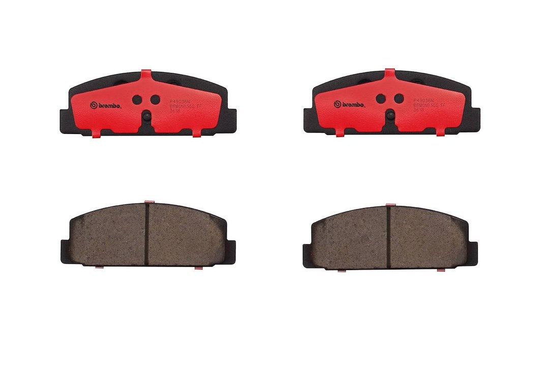 Brembo Premium Low-Met OE Equivalent Pad Brake Pad P49036N - Disc Set