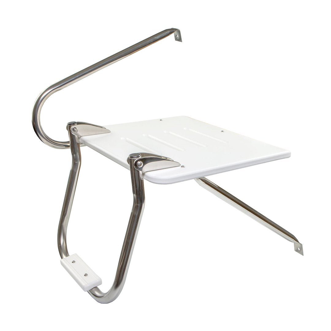 Whitecap IND Limited Lifetime Warranty Swim Platform 67902 - White Poly Kit Outbo