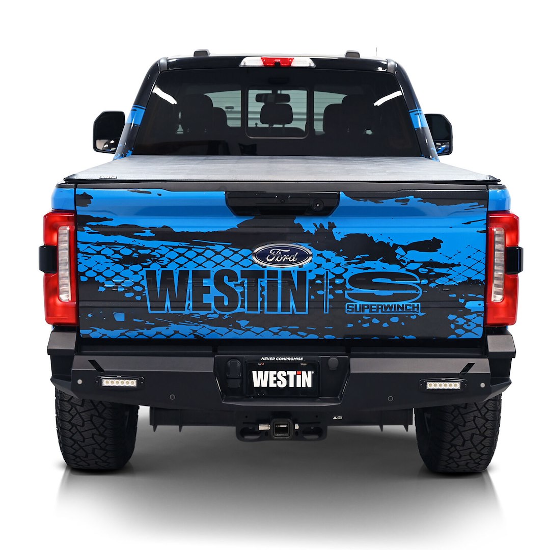 Westin Custom Laser-Cut Westin Logo Bumper 58-421275 - PRO-Series Rear F-2