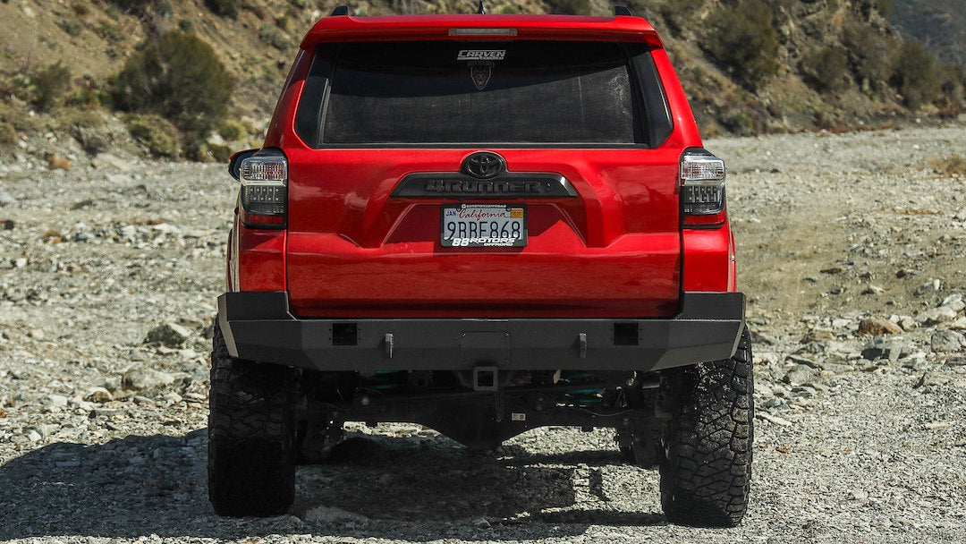 Winjet Full-Width Rear Bumper Atttr01B101-BX - Black