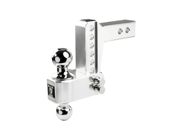 Bulletproof Limited Lifetime Warranty Trailer Hitch Ball Mount AL204 - Bph Aluminum Shank Drop Rise