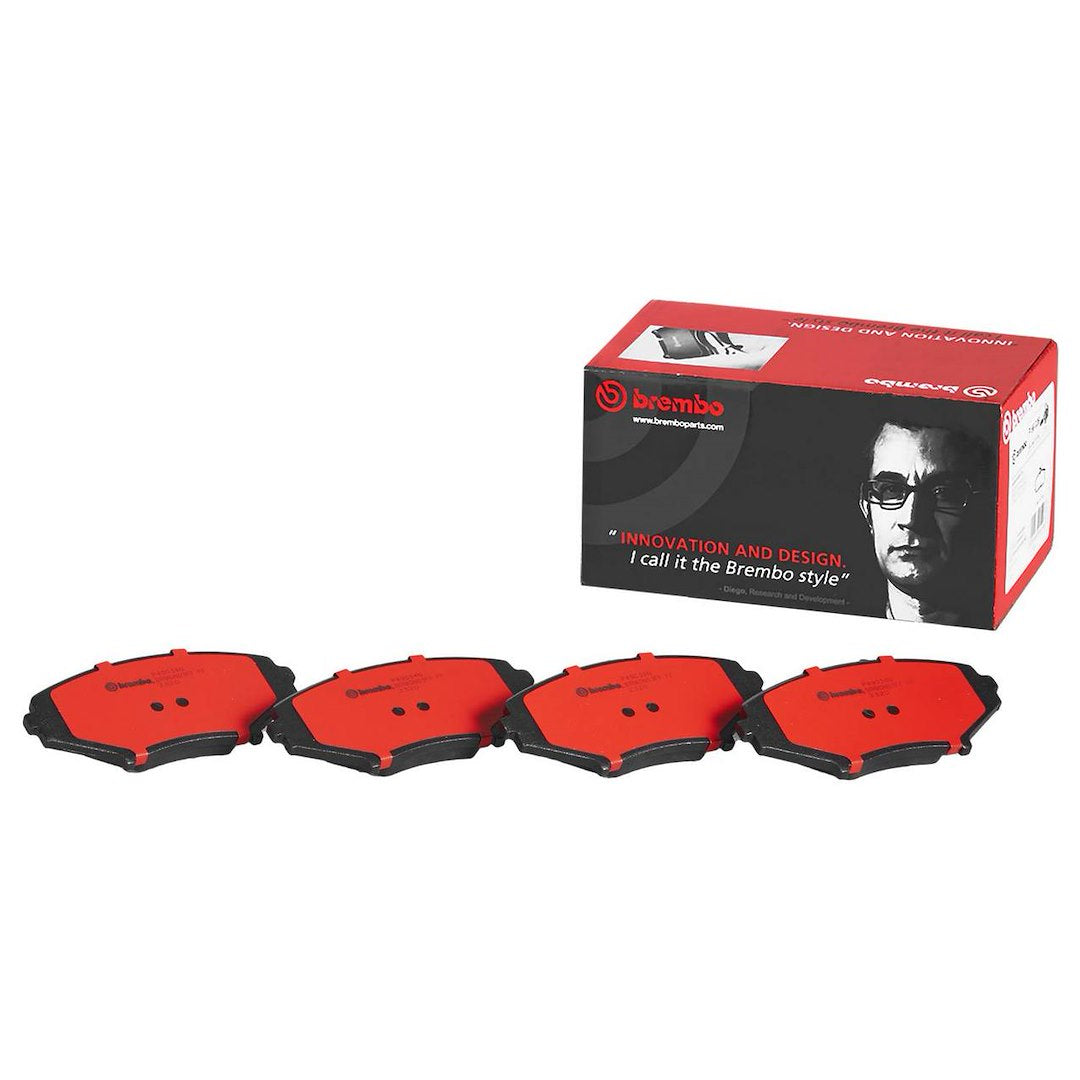 Brembo Premium Low-Met OE Equivalent Pad Brake Pad P49034N - Disc Set