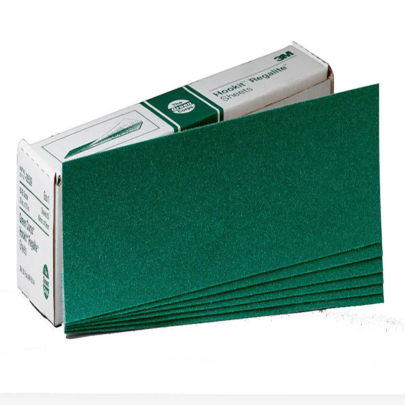 3M No Supplier Warranty Sandpaper 00539 - Green Crp Hookt SHT80E 50BX