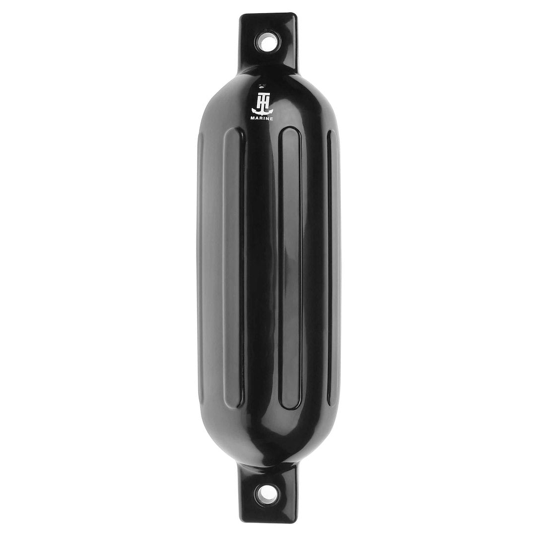 T-H Marine Inflatable Design Boat Fender BE-GE-52179-DP - Black 5.5 20