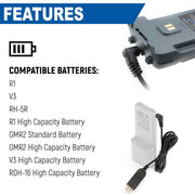 Rugged Radio Easy To Use HAM Radio Battery Charger USB-BAT-RH - Usb Charging Cable R1 V3 GM