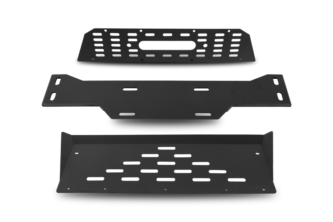 Winjet Attf103A101-4-BX Winch Mount - Black