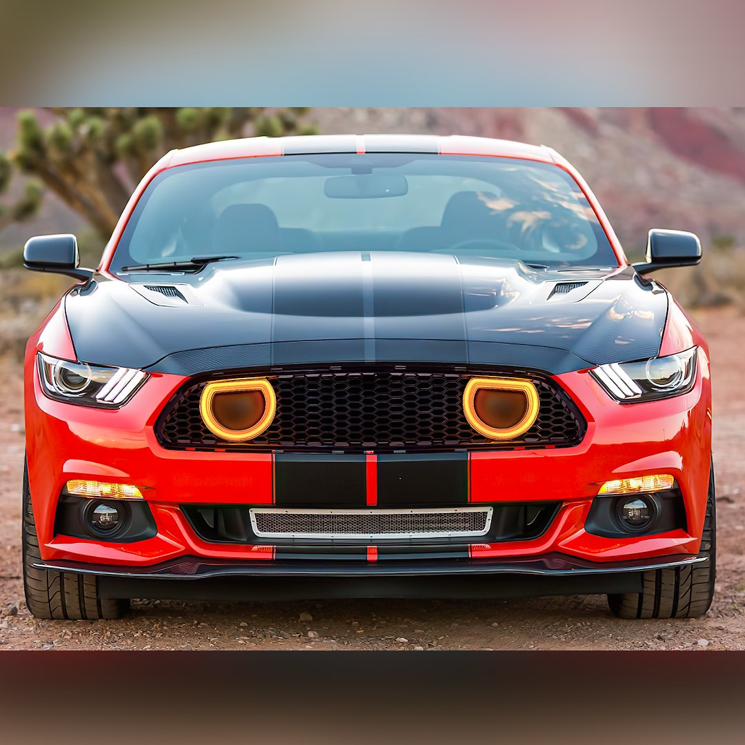 American MOD Durable And Lightweight Grille Amfmca00617 - Mach Style Drl Turn