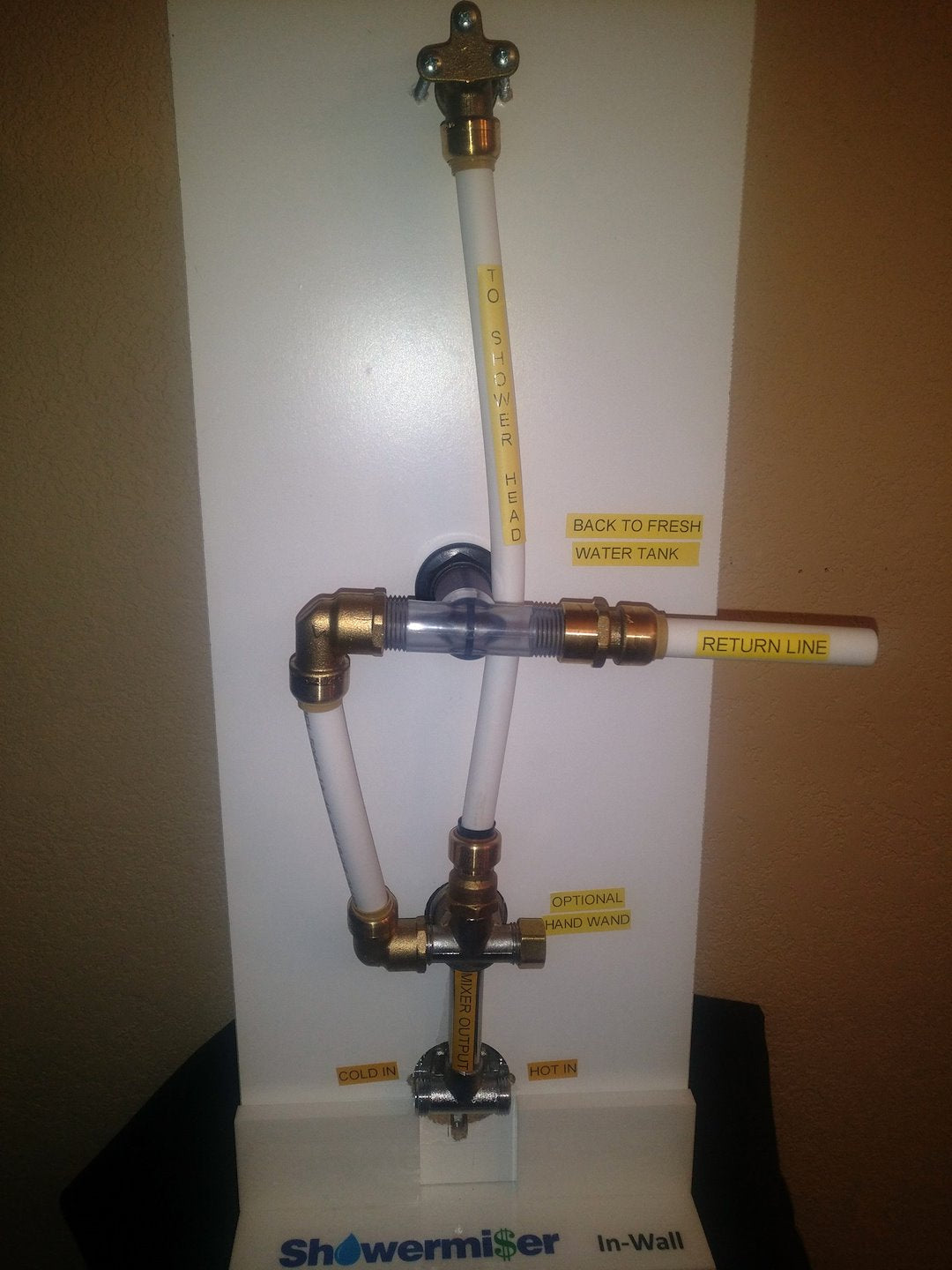 Aqua View Easy To Use Shower Water Saver SKC002 - Chrome Sink Miser Port