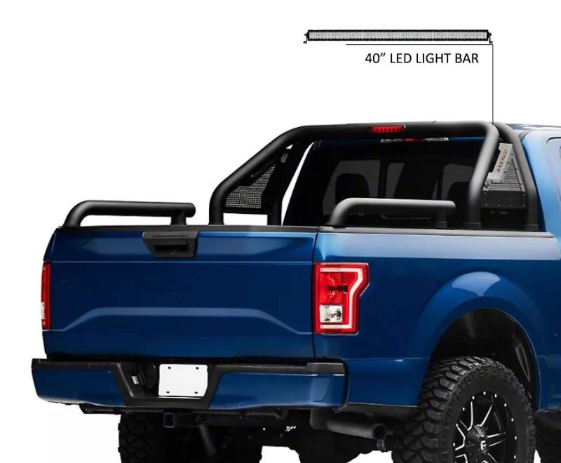 Black Horse Patented Design Truck Bed Bar GLRB-01B-KIT - Gladiator Roll Kit