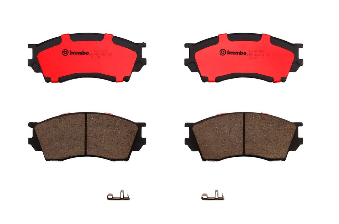 Brembo Premium Low-Met OE Equivalent Pad Brake Pad P49019N - Disc Set