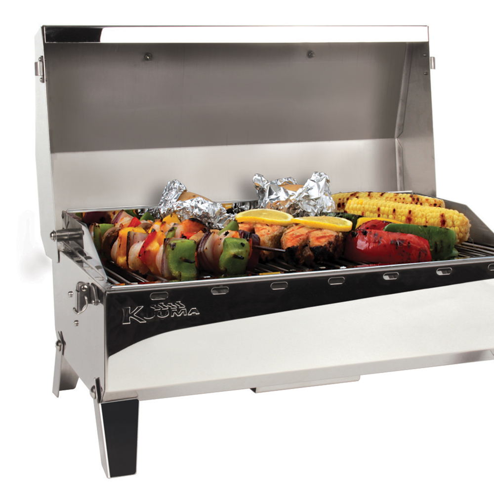 Camco Marine Features Folding Legs Barbeque Grill 58131 - Grill-Stow GO 160 Gas Therm