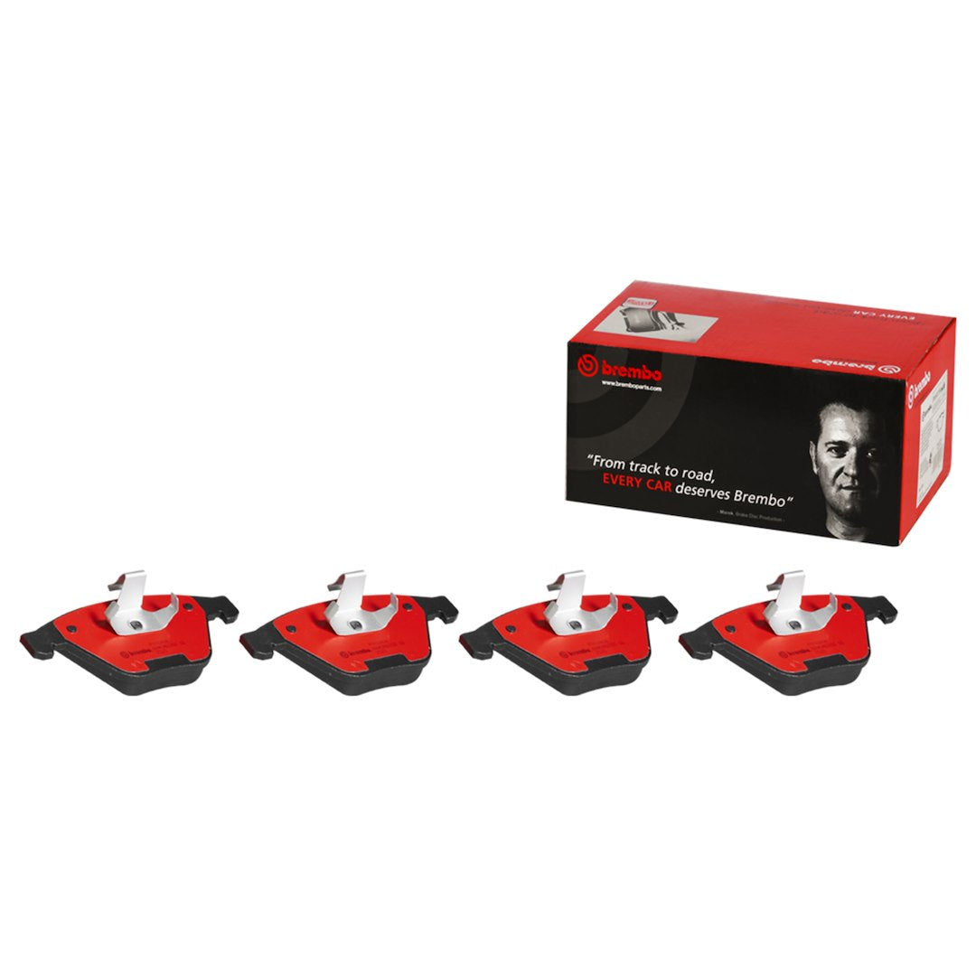 Brembo Premium Low-Met OE Equivalent Pad Brake Pad P06046N - Disc Set