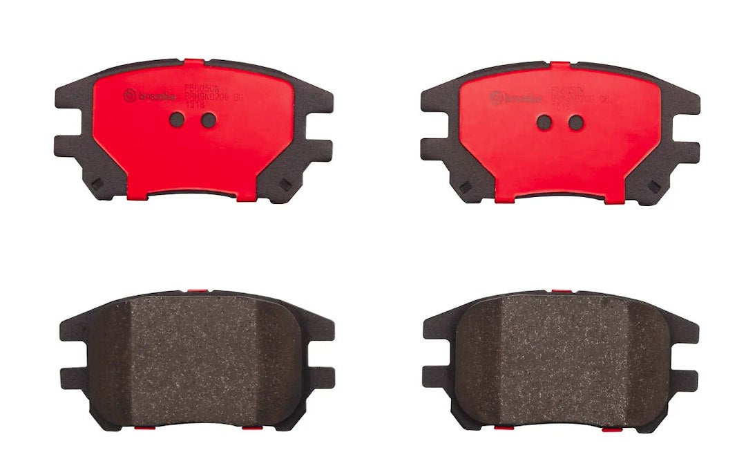 Brembo Premium Low-Met OE Equivalent Pad Brake Pad P56050N - Disc Set