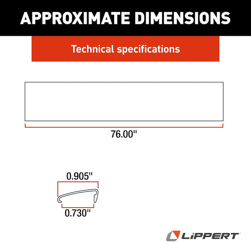 Lippert Screen Door Trim: 326192 Lippert Components Screen Door Trim For Use With Lippert