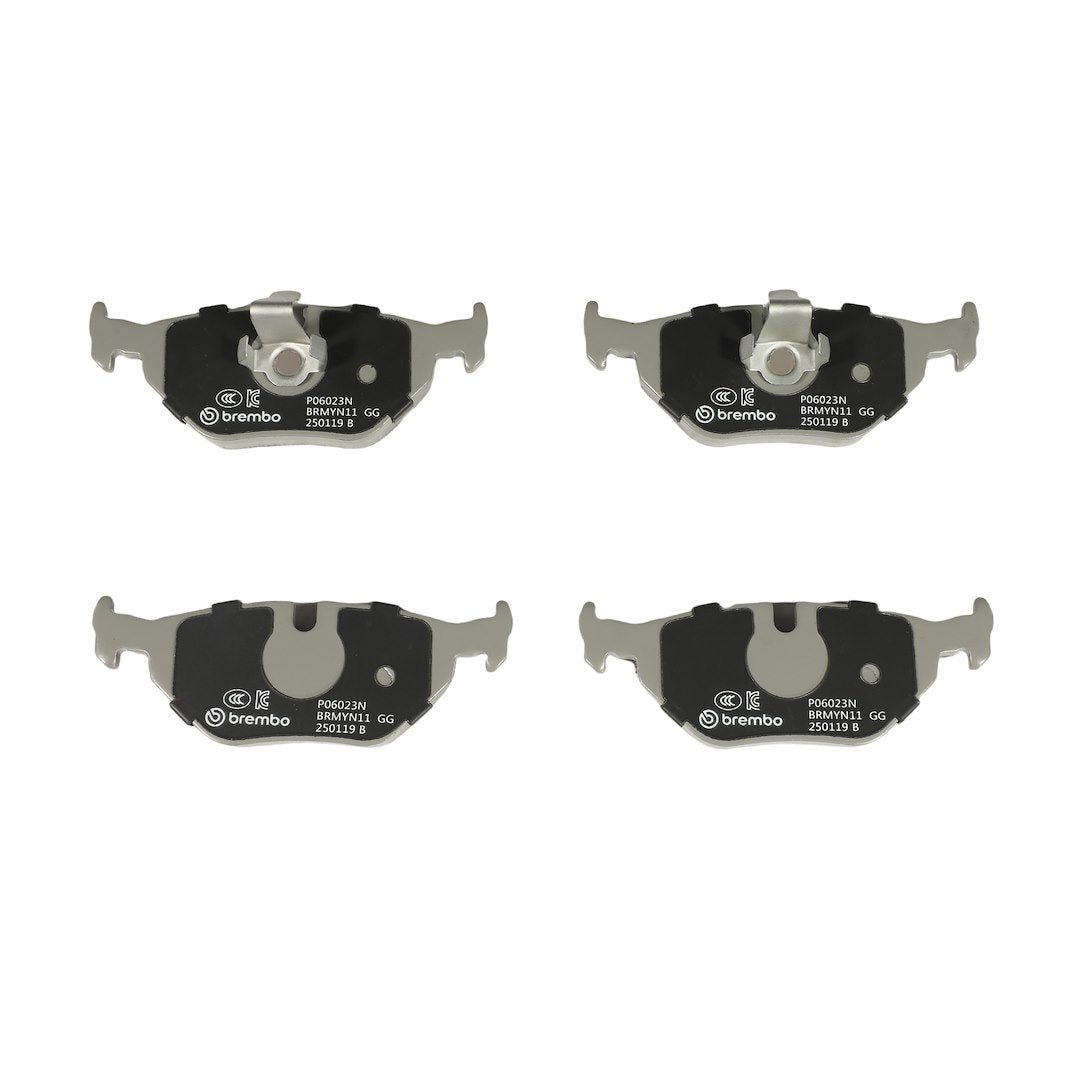 Brembo Premium Low-Met OE Equivalent Pad Brake Pad P06023N - Disc Set