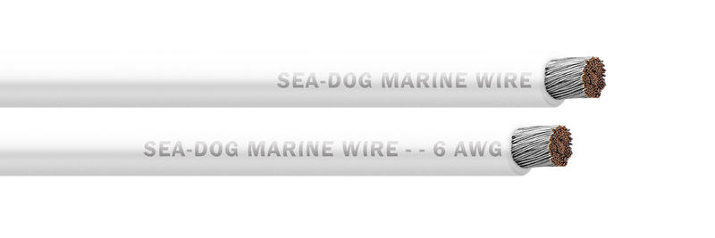 SEA DOG 8006052 - White Awg 100FT Battery Cabl