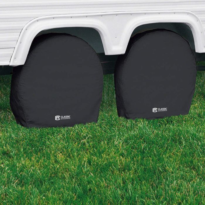 Classic ACC Folds Up For Easy Storage Tire Cover 80-238-160402-00 - RV Wheel Covers