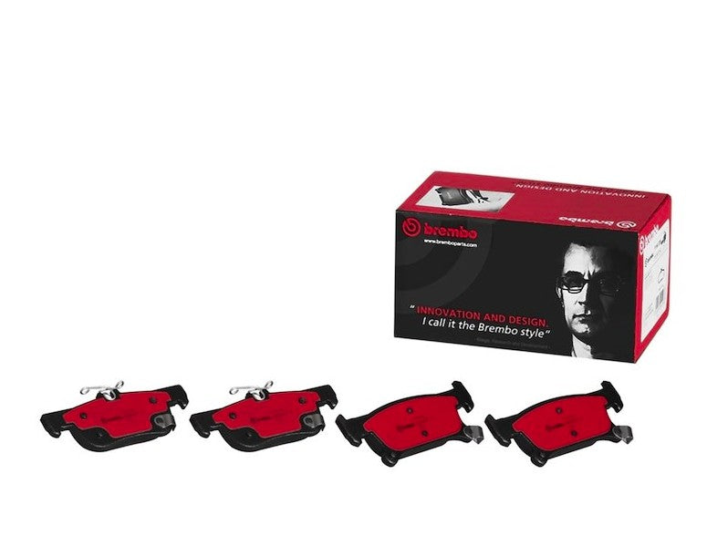 Brembo Premium Low-Met OE Equivalent Pad Brake Pad P07011N - Disc Set