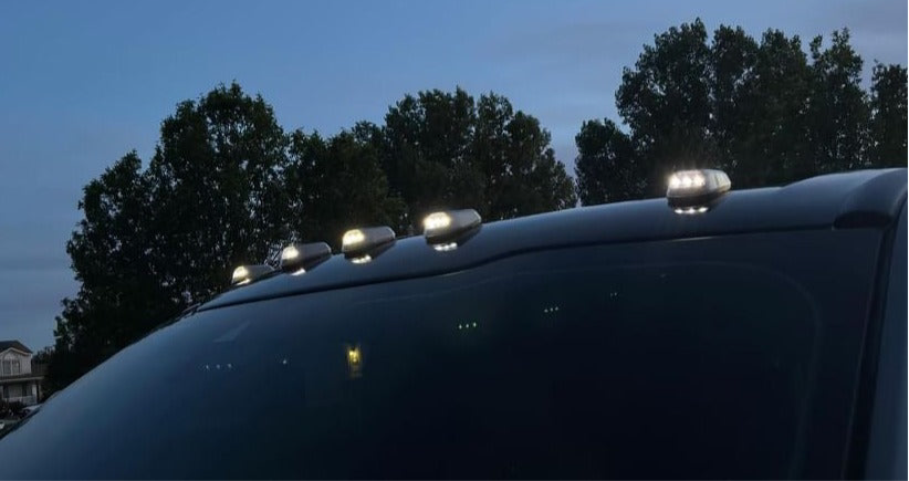 Spirit Fire American Made Roof Marker Light Form1CW5-SPFR - White Night Vibe Cab Lights