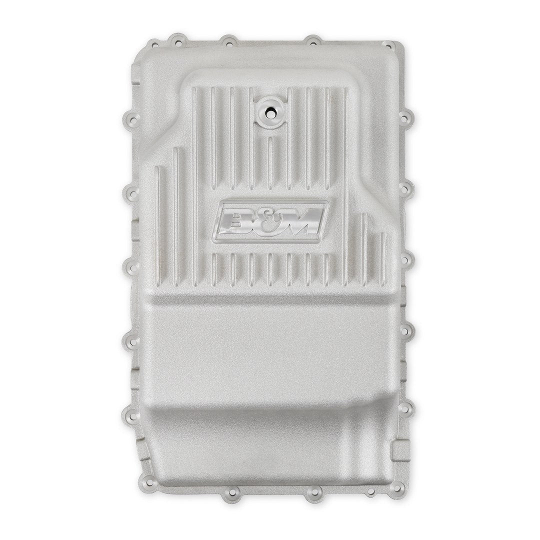 B&M CO Features A Temperature Sensor Port Auto Trans Oil Pan 70400 - Cast 17-20 Ford 10R80