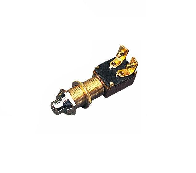 SEA DOG Made In USA Multi Purpose Switch 420420-1 - Brass Push Button MOM