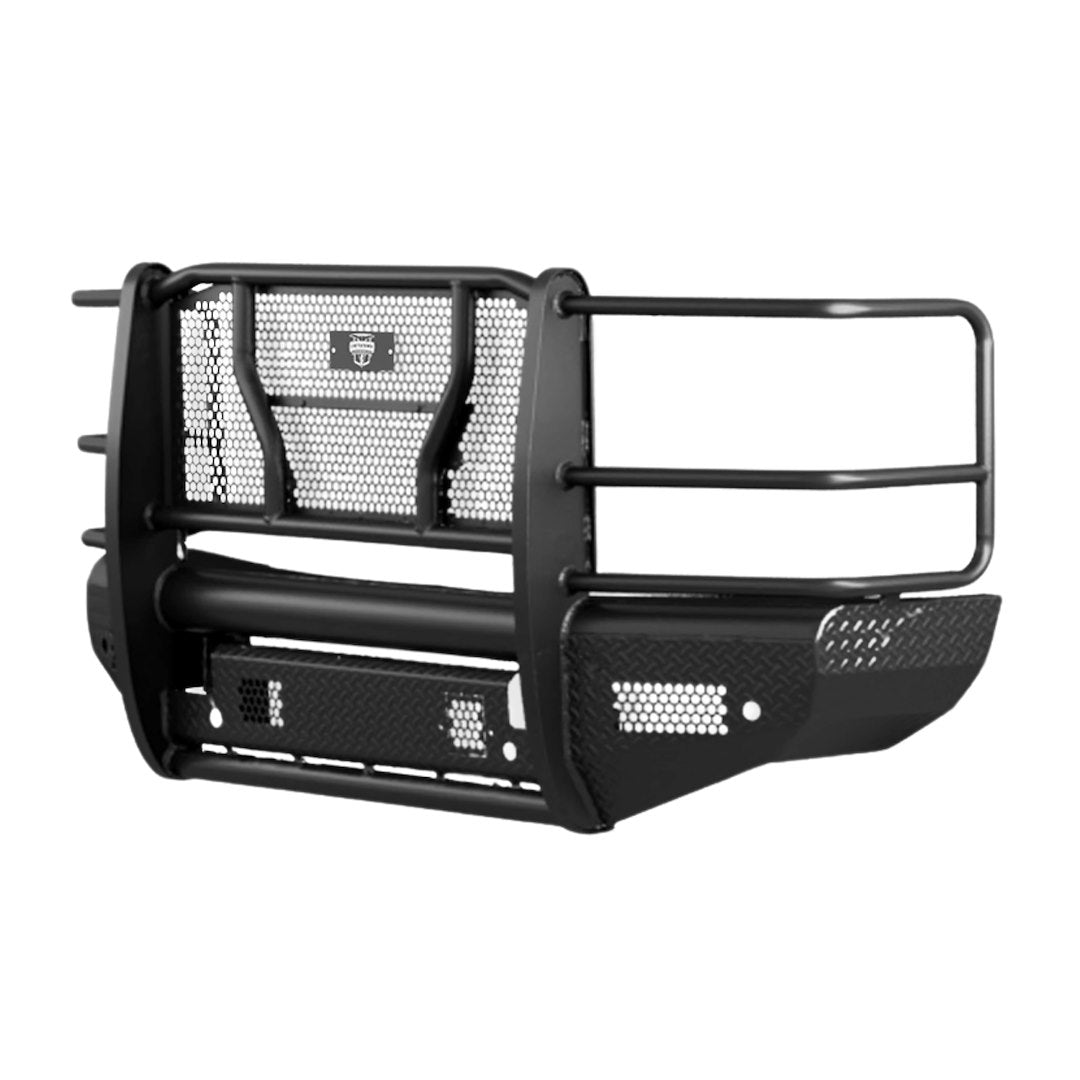 Cattleman Two Vertical Center Protection Bars Bumper 2370PS - Front Replcement Sensor Holes