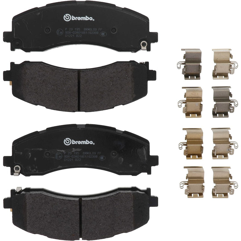 Brembo Premium Low-Met OE Equivalent Pad Brake Pad P23195