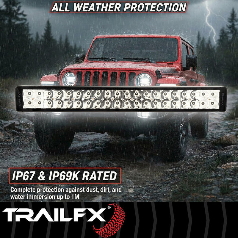 Trailfx Limited Lifetime Warranty Light Bar 20DRCM - 20IN DR 40X3W Combo
