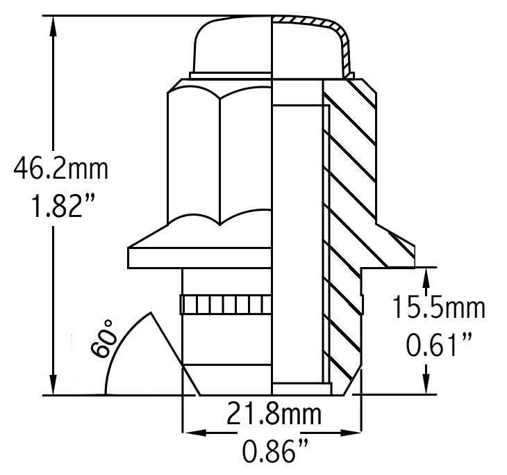 Revolution 581148 Lug Nut