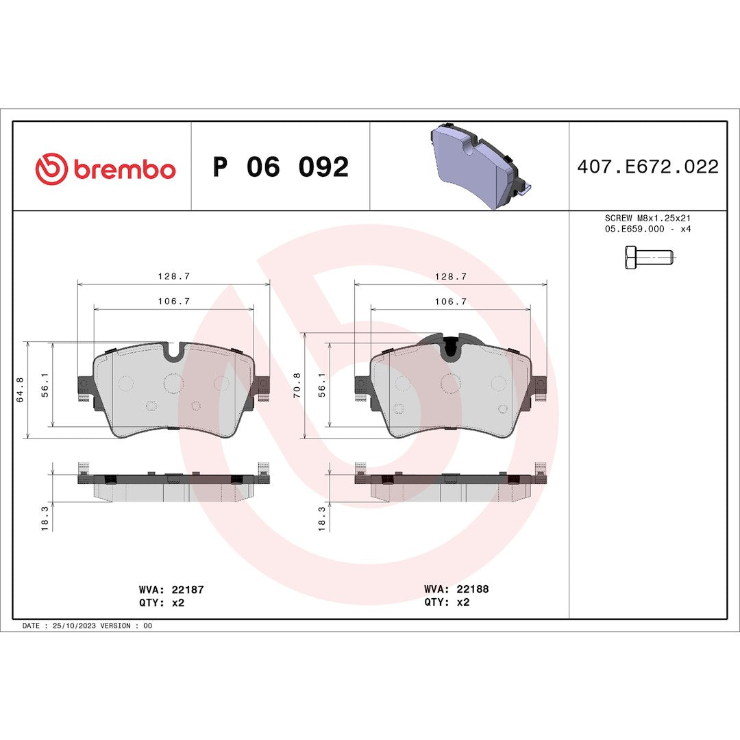 Brembo Components Not Hazardous To Health Brake Kit KT04366