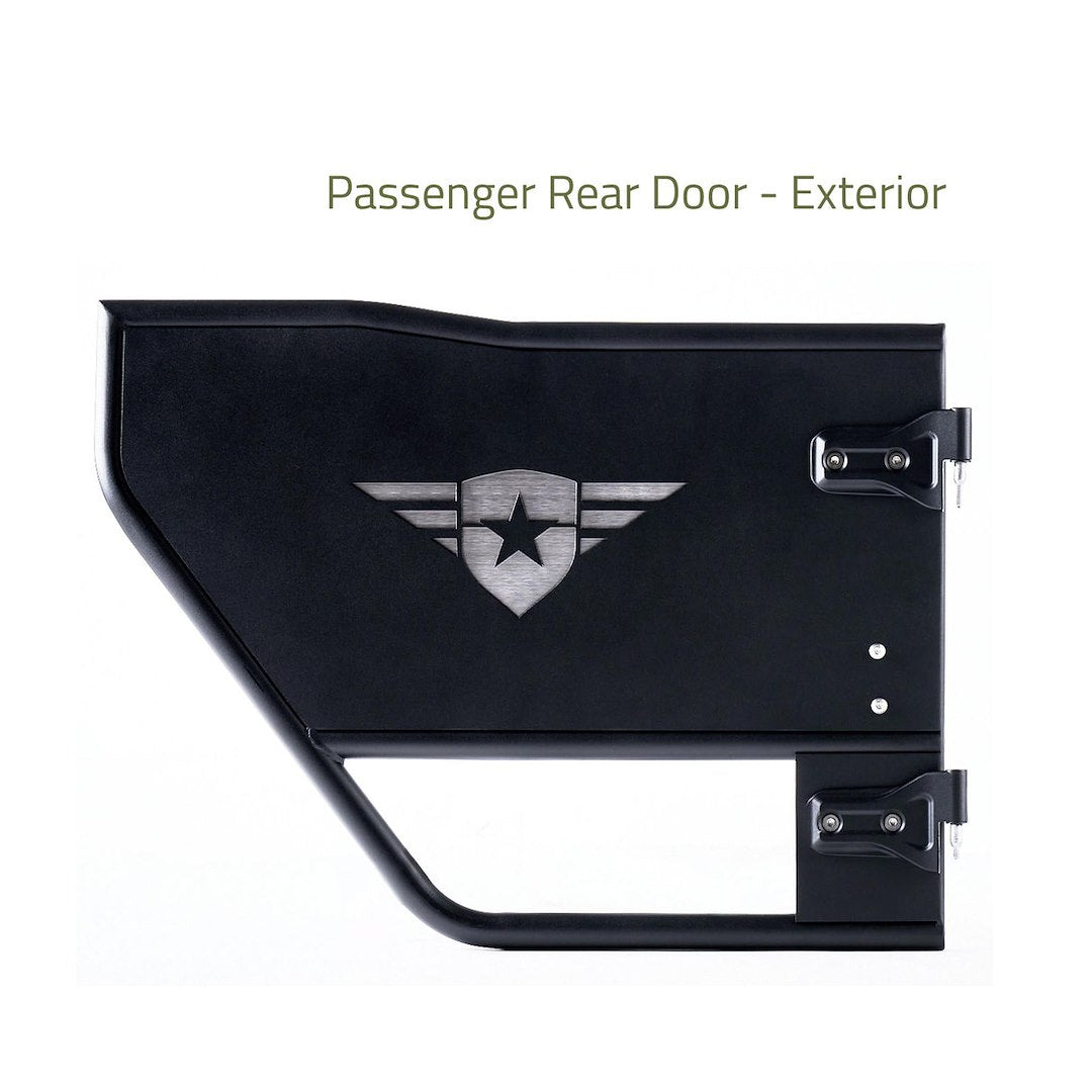 Combat Offrd Easy To Install Door 25-1049 - Jeep JL JLU Mission Doors Rear PA
