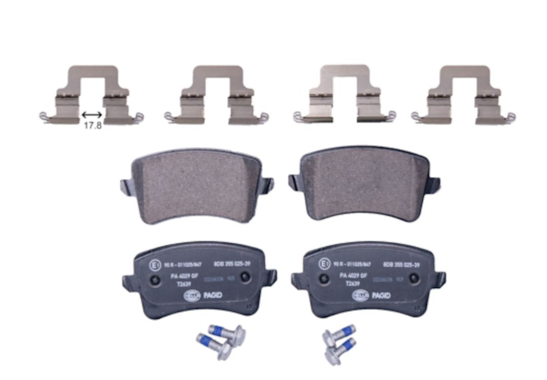 Hella Maximum Durability And Comfort Brake Pad 355025391 - Shoe Set