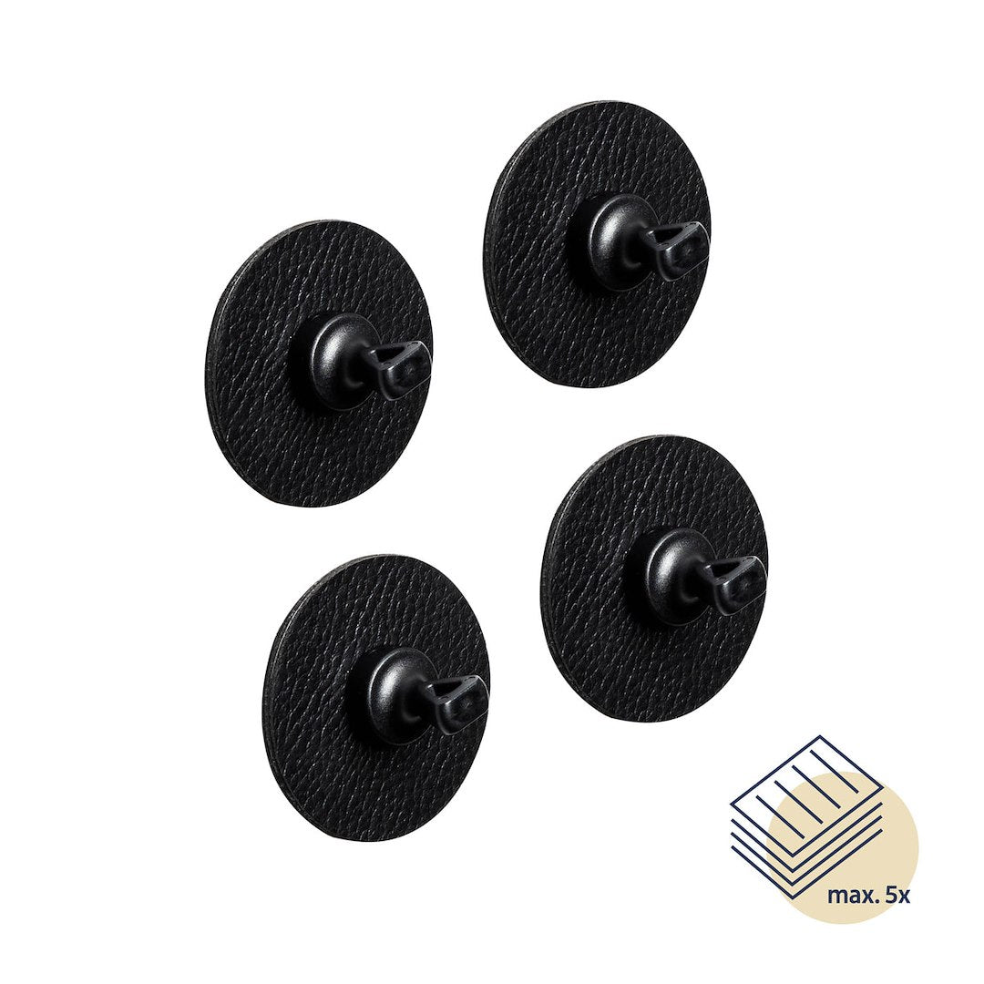 Silwy Magnet PI00-14KA-4 Magnetic Fastener Kit - Black