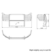 Black Horse 17FB26MA Grille Guard