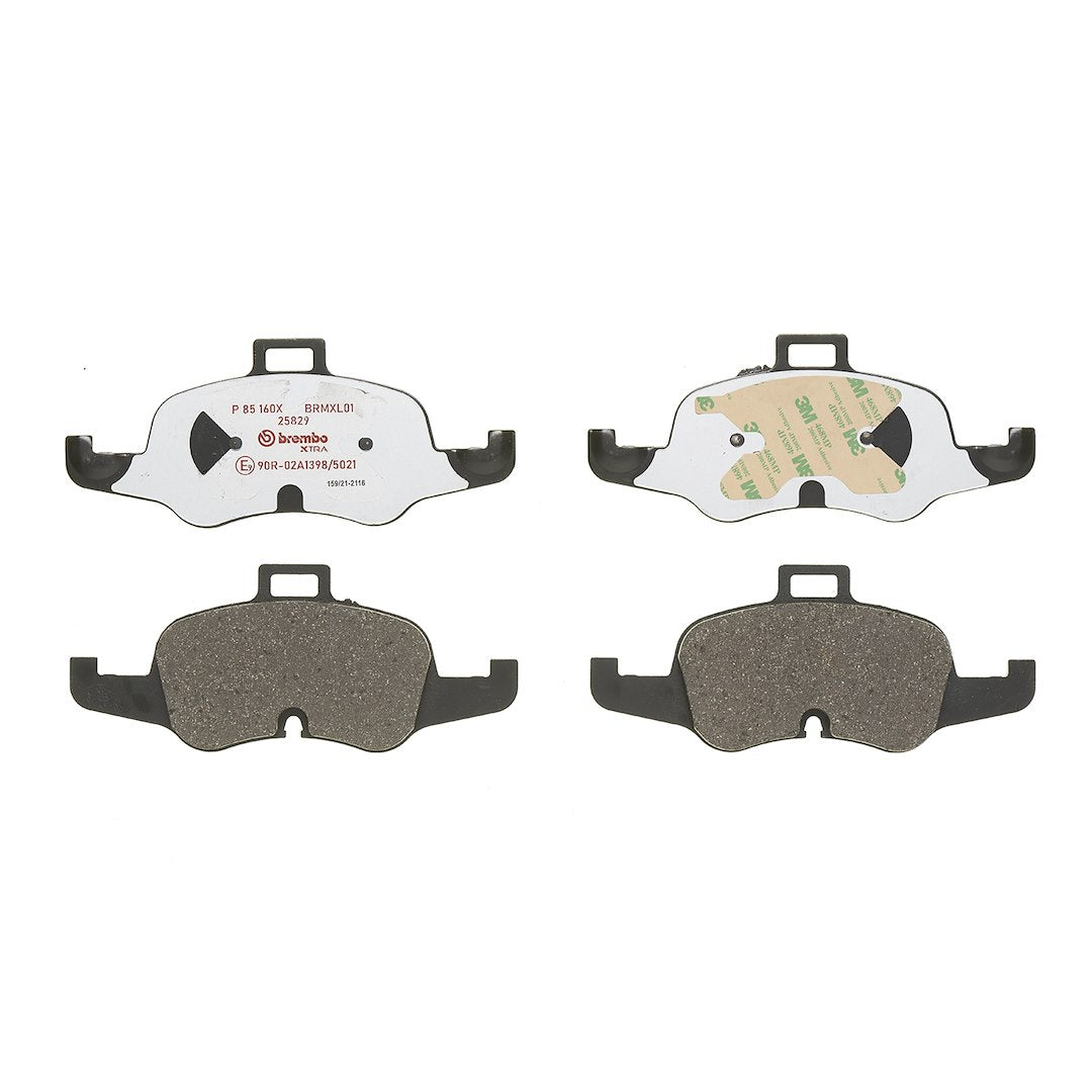 Brembo Premium Low-Met OE Equivalent Pad Brake Pad P85160X
