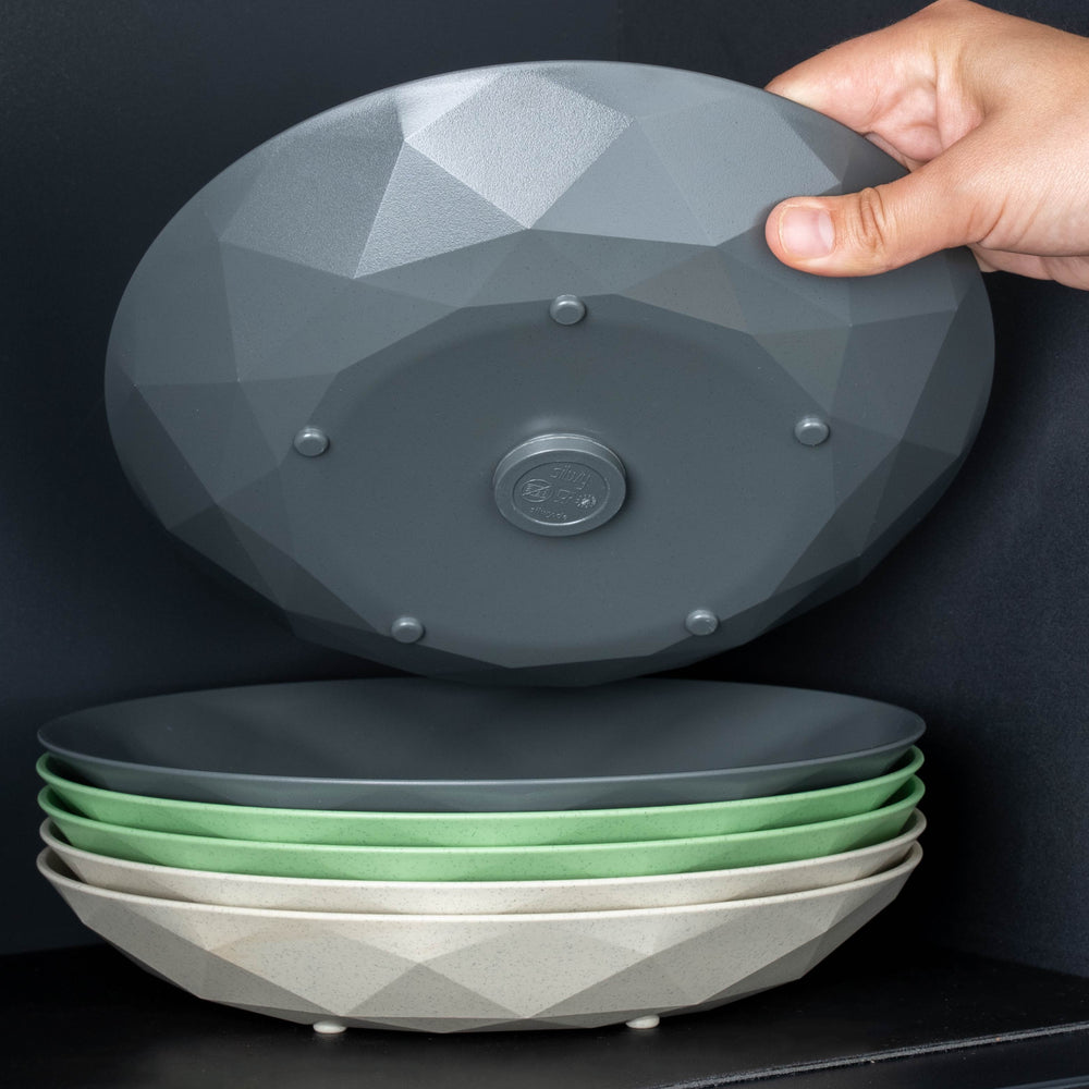 Silwy Magnet S0TE-1409-2-A Dish Set - Gray