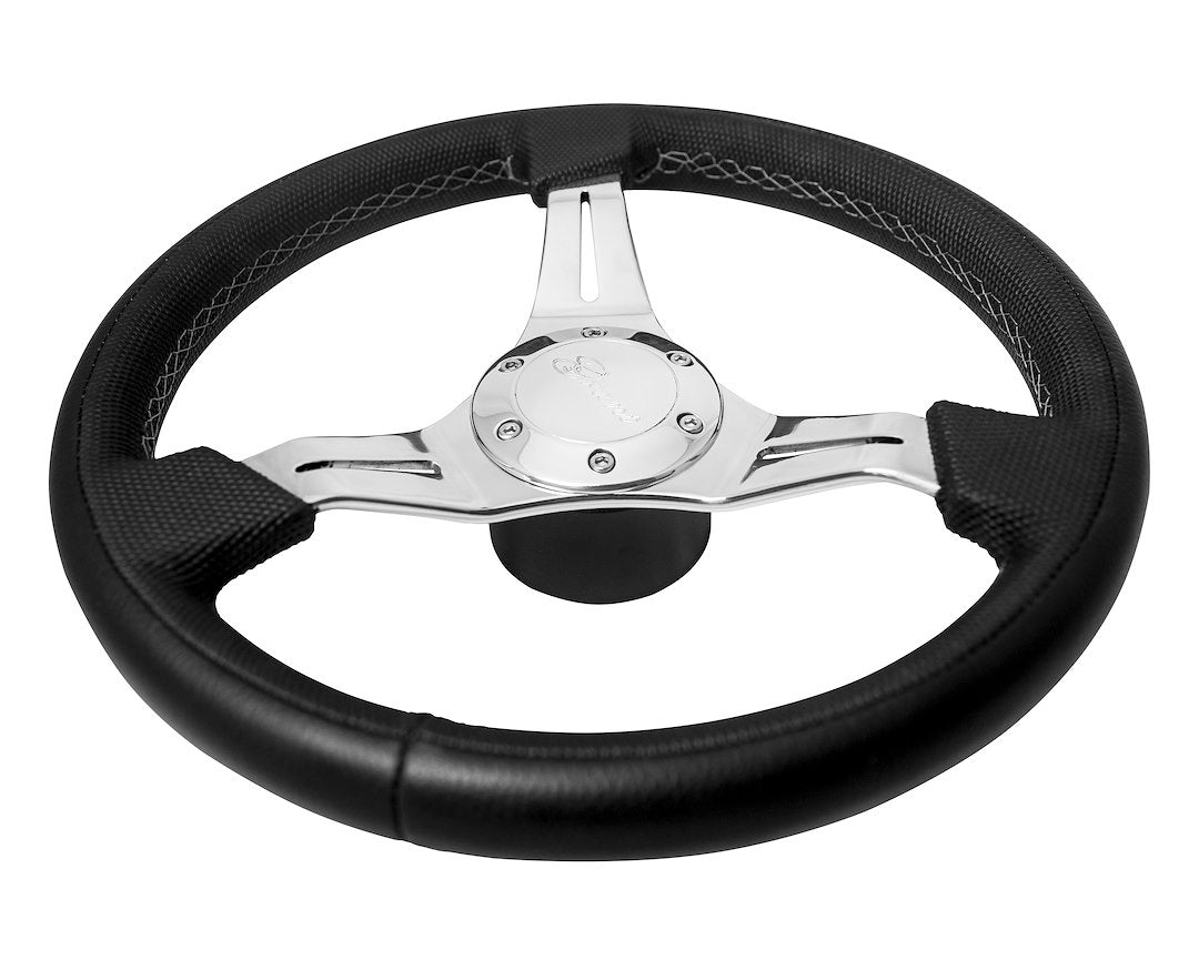 Grant ISO-TS Certified Steering Wheel 515-1-PS-A - Black Tahoe Polished Spoke Cent
