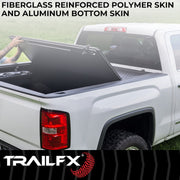 Trailfx Lockable Using Tailgate Handle Lock Tonneau Cover TFX5531 - Standard BI-Fold Tacoma