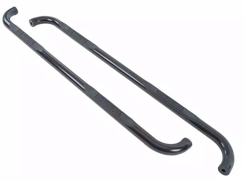 BIG Country No Drilling Required Nerf Bar 370231 - Black Round Side Bars Mild Steel