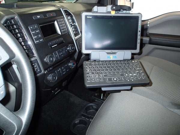 Havis Limited Lifetime Warranty Laptop Mount Support C-HDM-185 - Ford Exped F150 HD