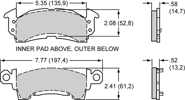 Wilwood No Supplier Warranty Brake Caliper 120-10938-RD - Red Caliper-D52-Red