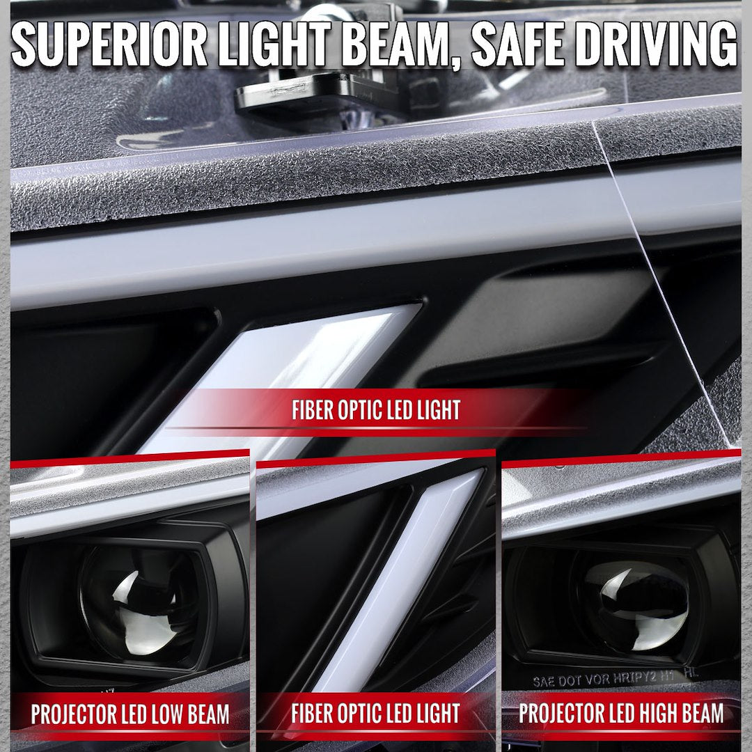 Spec-D Tunin LHE-CV16JM-SQ-TM Headlight Assembly