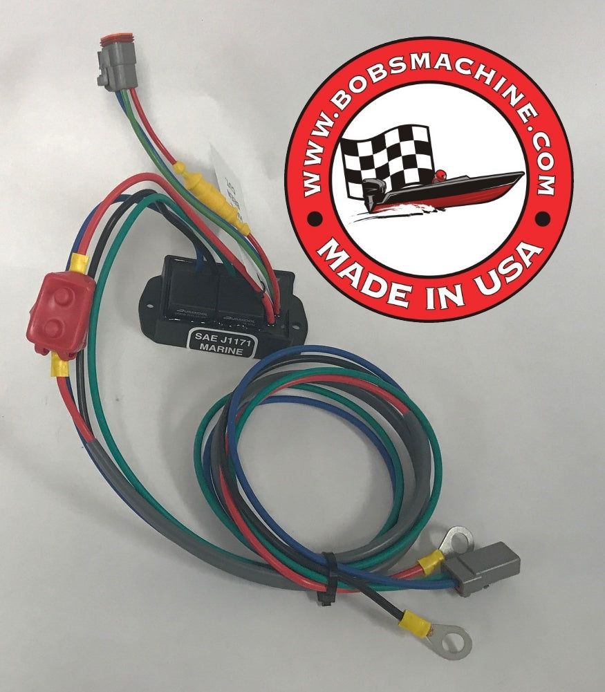 Bobs Machine No Spring Or Chains Outboard Motor Jack Plate 100-105100P-PCGBLK - Black Kick-Back Hydraulic