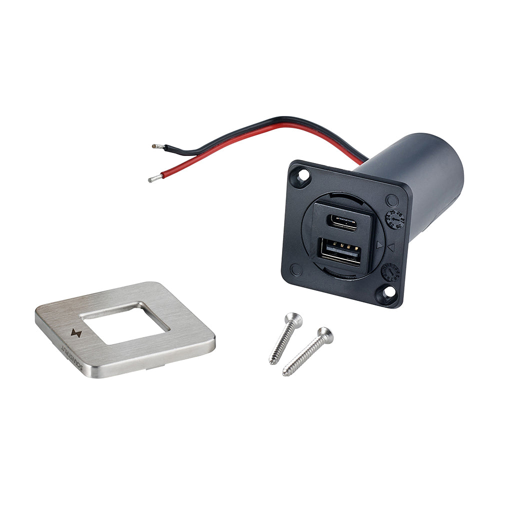 Scanstrut Modernize Your Boat's Interiors USB Outlet SC-Tile-11 - Tile USB-A USB-C Char