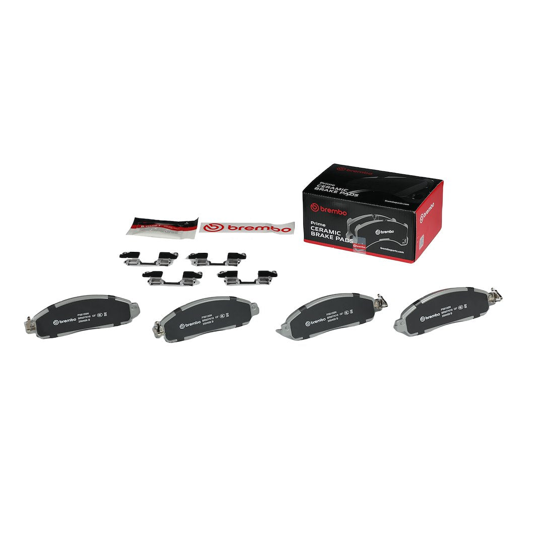 Brembo Premium Low-Met OE Equivalent Pad Brake Pad P56120N - Disc Set