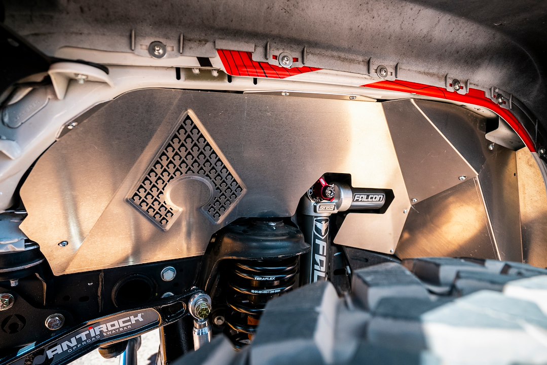 Artec Indust Compatible With Trimmed OEM Fenders Inner Fender JL5114 - Industries JL JT Front