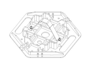 GO Rhino Made In USA Jack Base Plate XG-RJ50040B - Accessories