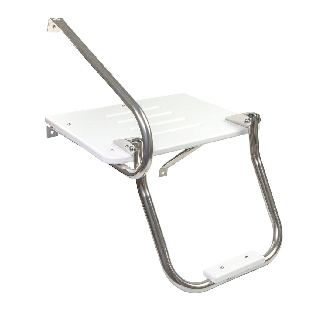 Whitecap IND Limited Lifetime Warranty Swim Platform 67902 - White Poly Kit Outbo