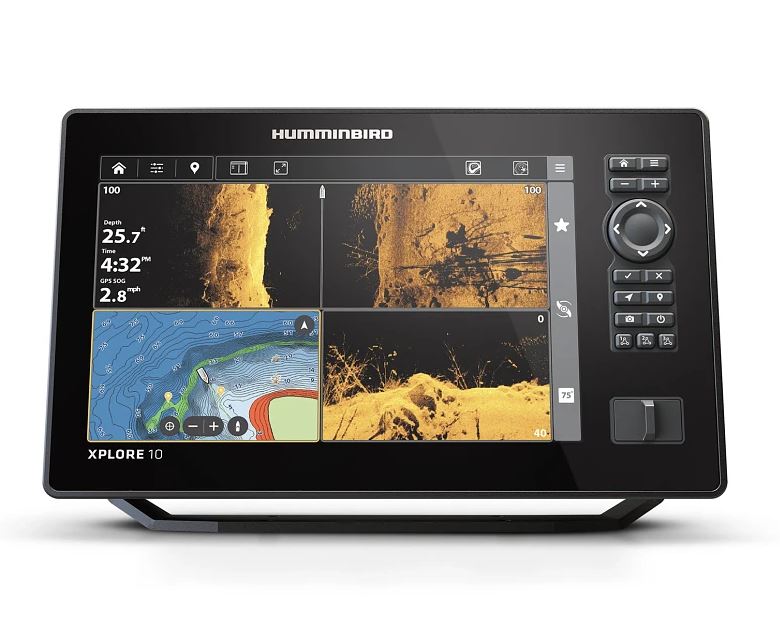 Humminbird Crisp And Vibrant Display Clarity Fish Finder 412010-1 - Xplore 10 Cmsi